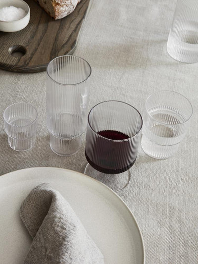 product image for Ripple Wine Glasses (Set of 2) by Ferm Living 3