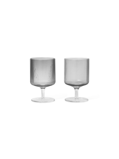 product image for Ripple Wine Glasses (Set of 2) by Ferm Living 94
