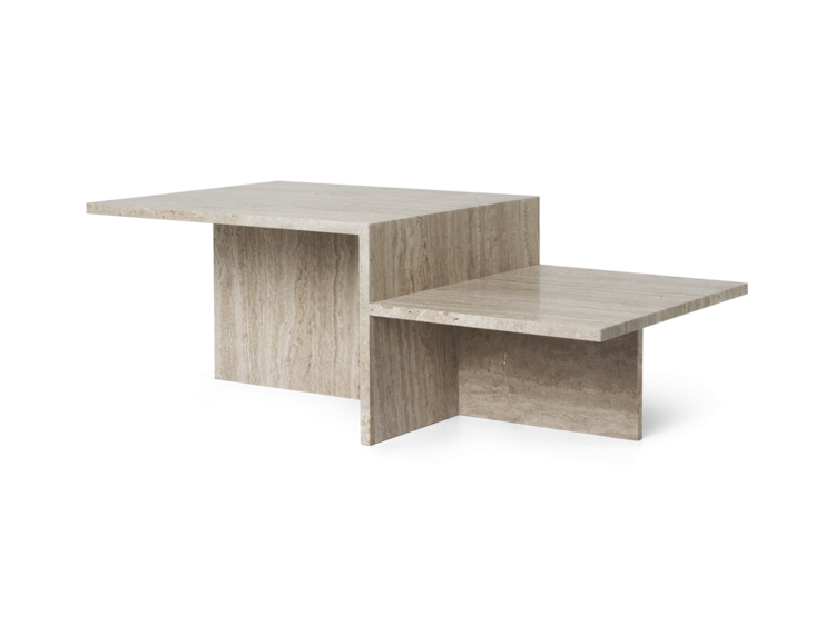 media image for Distinct Coffee Table in Travertine by Ferm Living 258