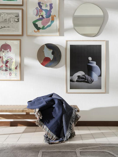 product image for Pond Mirror in Black by Ferm Living 70