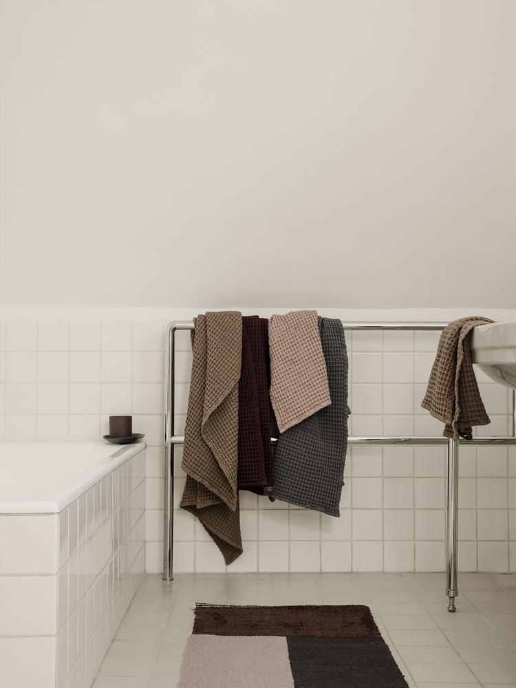 media image for Pile Bathroom Mat in Brown by Ferm Living 26