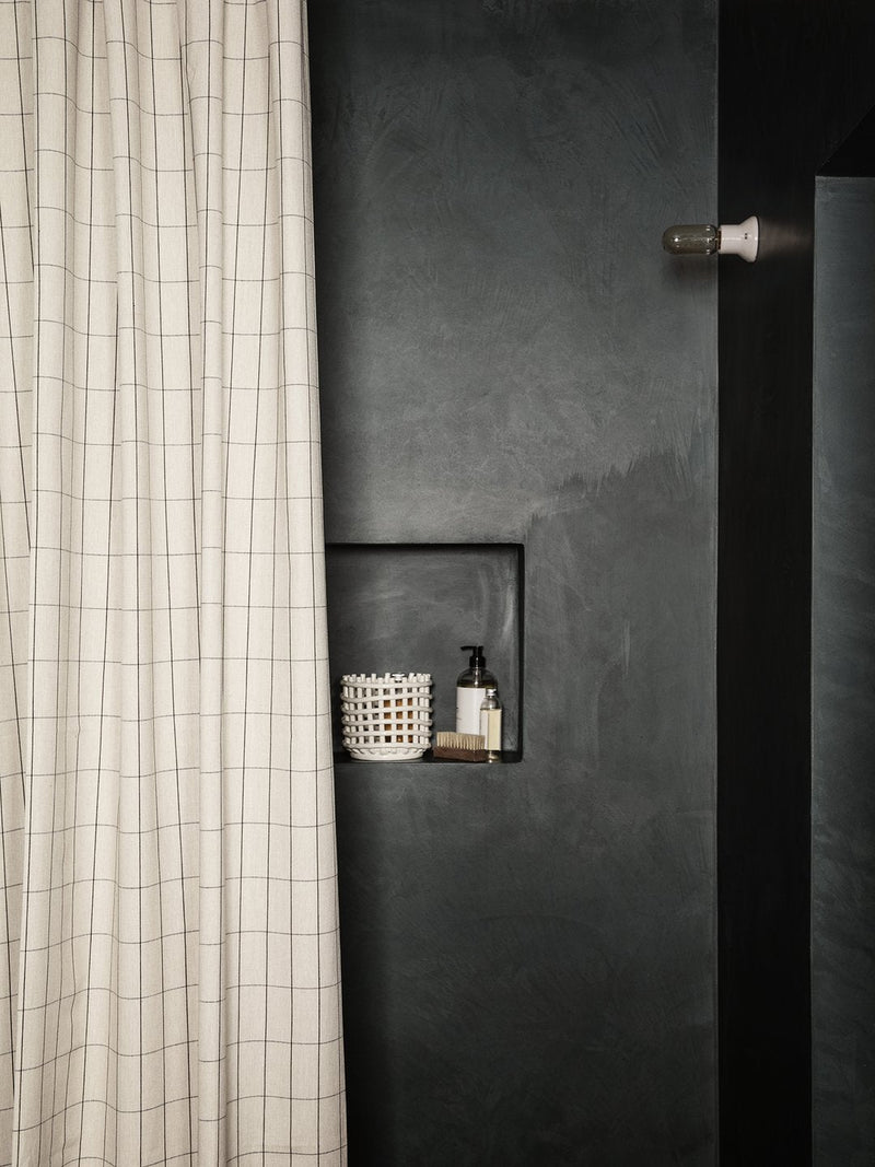 media image for Chambray Shower Curtain - Grid by Ferm Living FL-100749204 Room 1 21