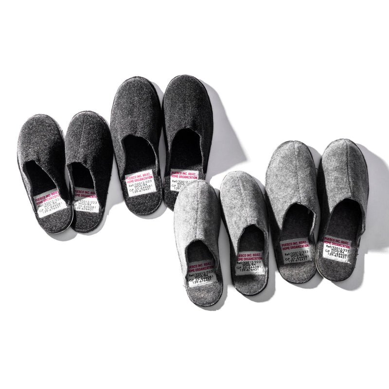 media image for slippers large light gray design by puebco 5 211