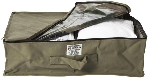 media image for laminated fabric storage bag olive design by puebco 1 242