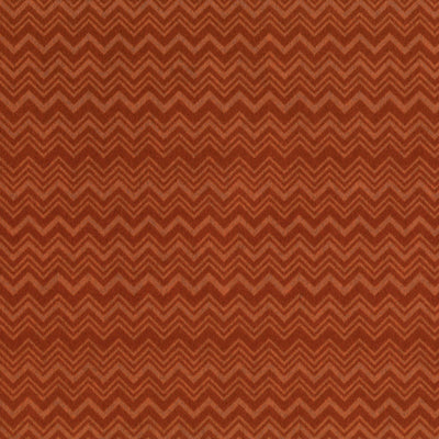 product image of Chevron Small Flocked Wallpaper in Burnt Orange 513