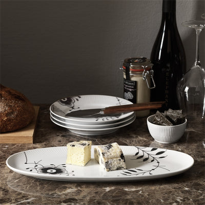 product image for black fluted mega dinnerware by new royal copenhagen 1017038 12 83