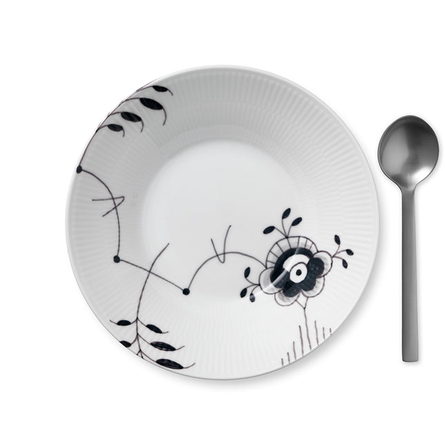 media image for black fluted mega dinnerware by new royal copenhagen 1017038 24 293