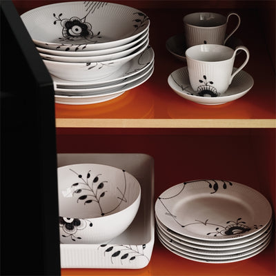 product image for black fluted mega dinnerware by new royal copenhagen 1017038 23 50