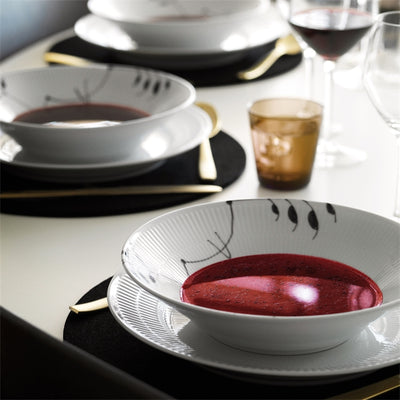 product image for black fluted mega dinnerware by new royal copenhagen 1017038 22 4
