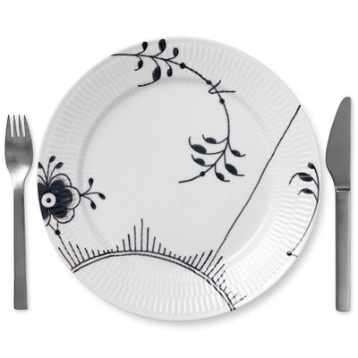 product image for black fluted mega dinnerware by new royal copenhagen 1017038 15 68