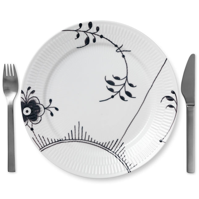 media image for black fluted mega dinnerware by new royal copenhagen 1017038 15 234