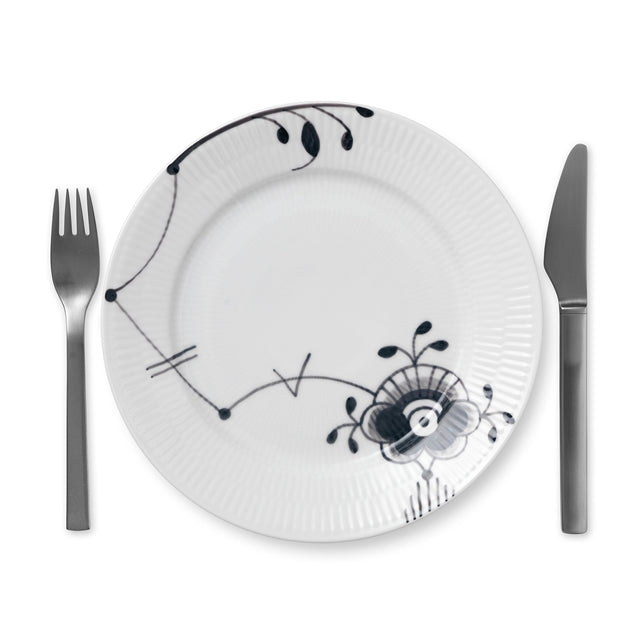 media image for black fluted mega dinnerware by new royal copenhagen 1017038 33 245