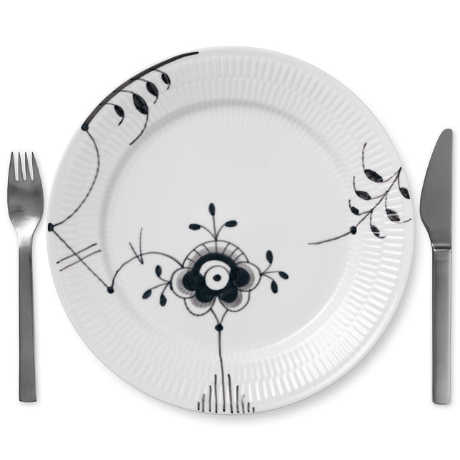 media image for black fluted mega dinnerware by new royal copenhagen 1017038 17 23