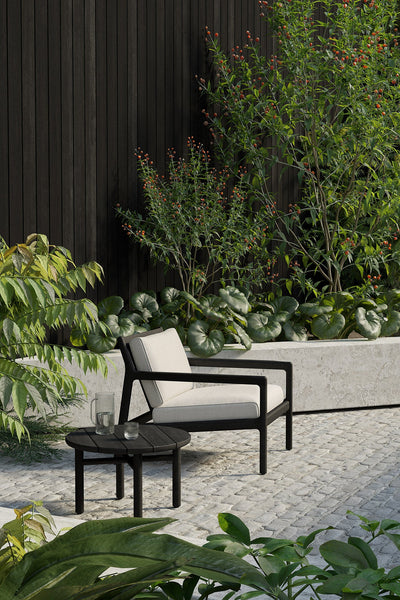 product image for Teak Quatro Outdoor Side Table By Ethnicraft Teg 10263 14 3