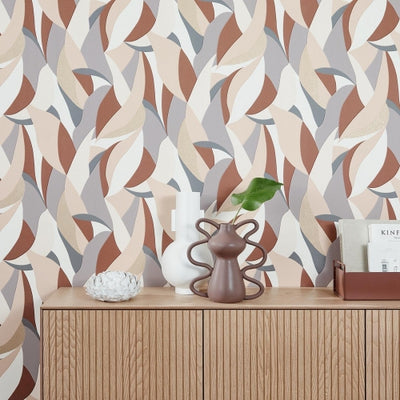 product image for Elle Decoration Geo Graphic Wallpaper in Beige/Neutral 62