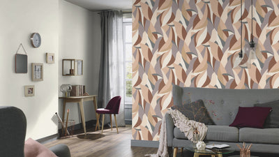product image for Elle Decoration Geo Graphic Wallpaper in Beige/Neutral 74