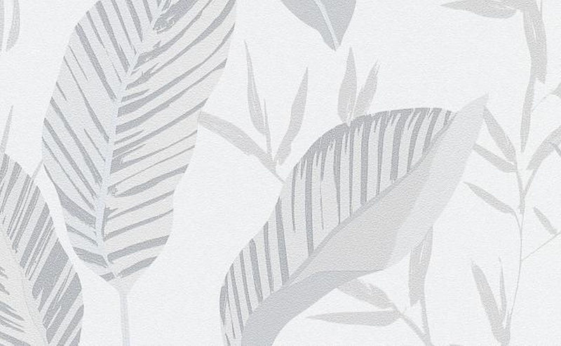 media image for Elle Decoration Floral Wallpaper in Grey 227