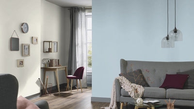 product image for Elle Decoration Structure Plains Wallpaper in Blue 47