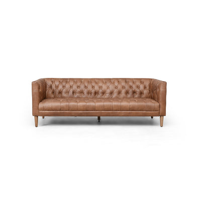 product image of Williams Leather Sofa In New Chocolate 52