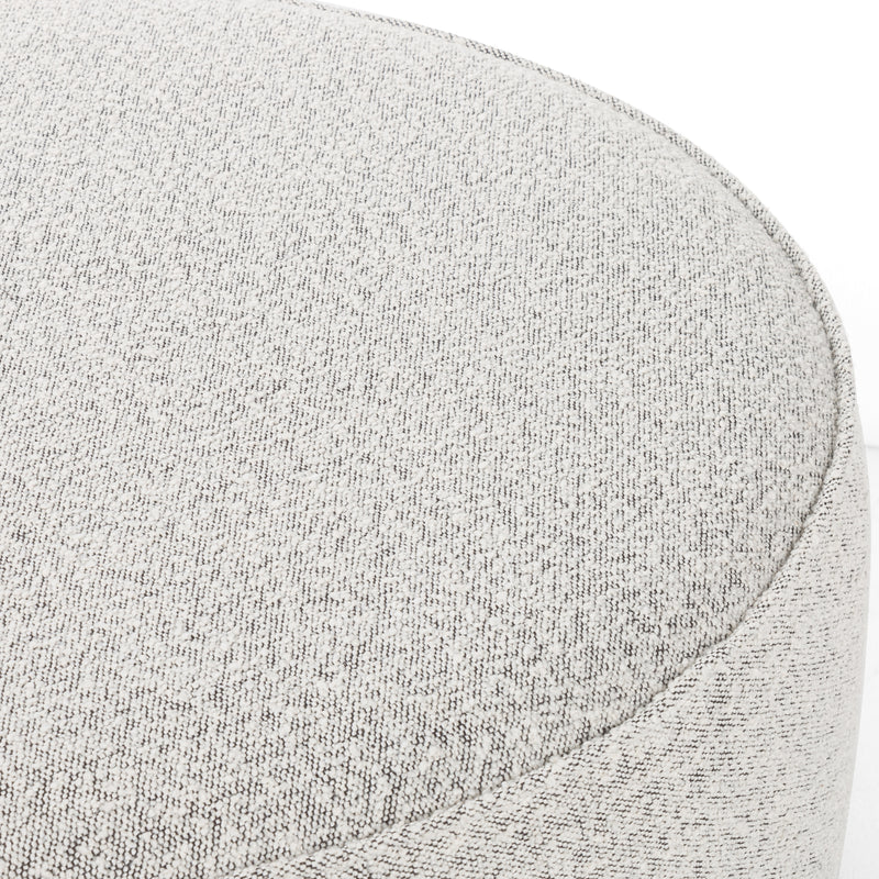 media image for sinclair large round ottoman by bd studio 9 243