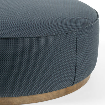 product image for Sinclair Large Round Ottoman in Various Colors 13