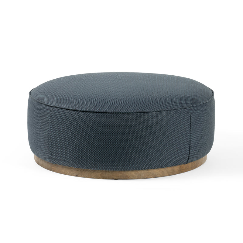 media image for Sinclair Large Round Ottoman in Various Colors 247