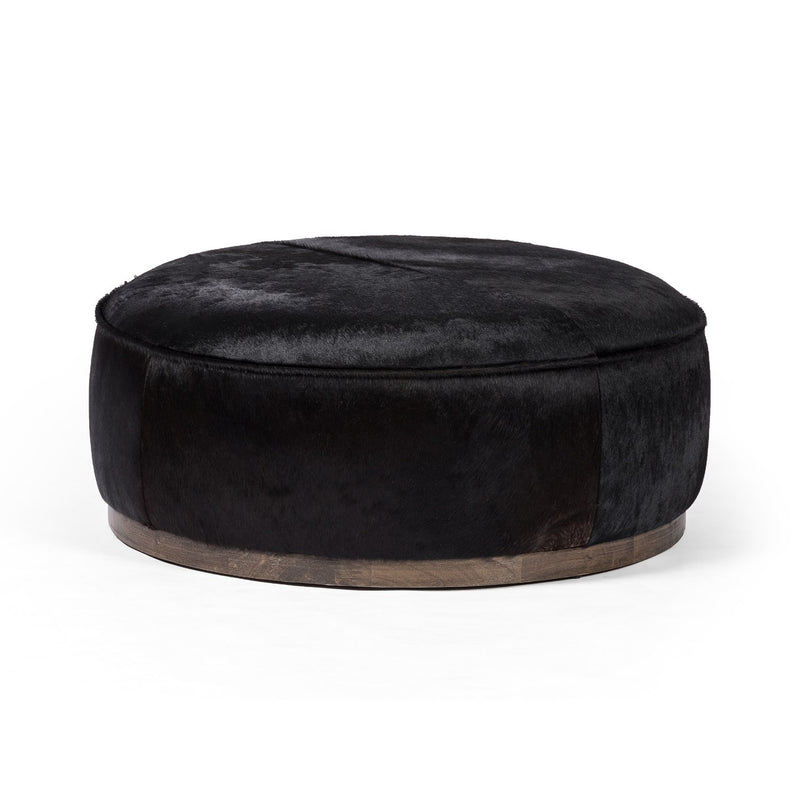 media image for sinclair large round ottoman by bd studio 4 221