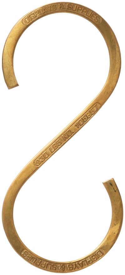 product image of s hook brass 150 design by puebco 1 542