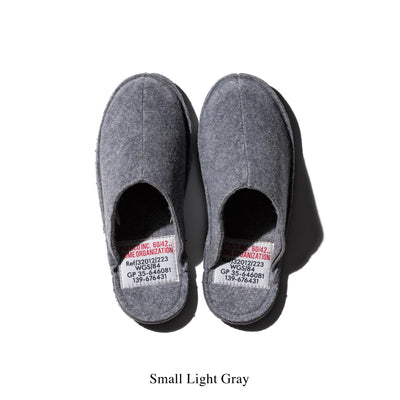 product image for slippers large light gray design by puebco 1 68