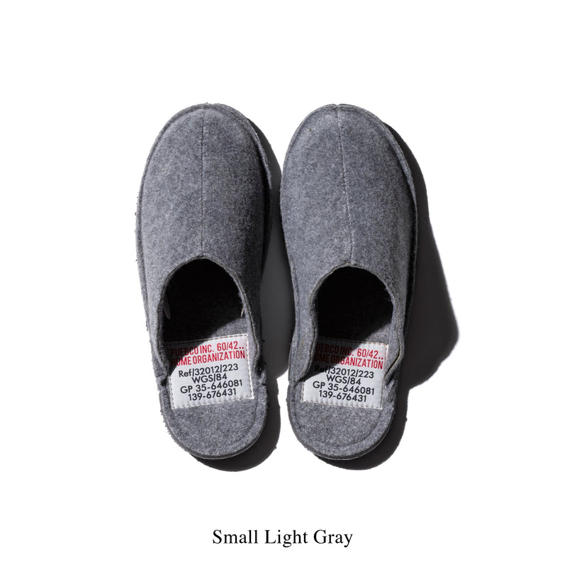 media image for slippers large light gray design by puebco 1 254