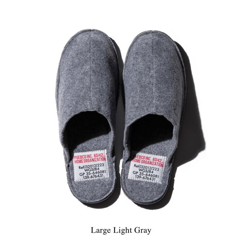 media image for slippers large light gray design by puebco 3 21