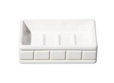 product image for ceramic bath ensemble soap dish design by puebco 5 45