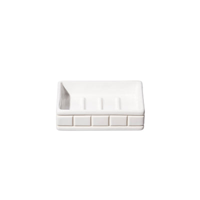 product image for ceramic bath ensemble soap dish design by puebco 1 39