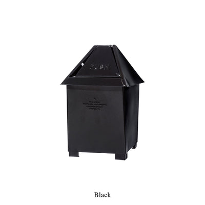 product image for table top dust bin black design by puebco 3 5