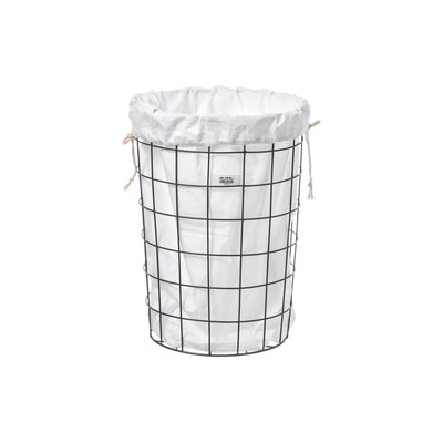 product image for wire basket with plain laundry bag medium design by puebco 1 56