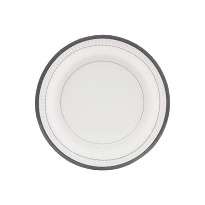 product image for stripe grey paper plate by nicolas vahe 108970210 2 23