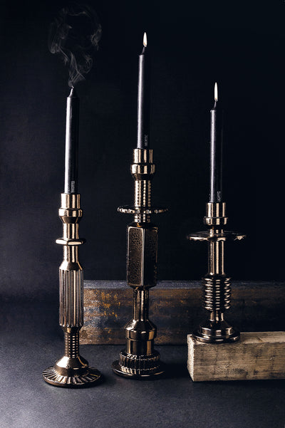 product image of metallic ceramic candlesticks design by seletti 1 532