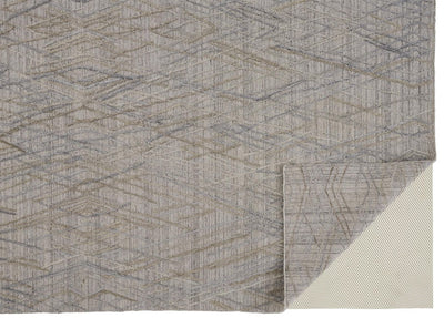 product image for Huntley Hand Woven Gray and Blue Rug by BD Fine Fold Image 1 79