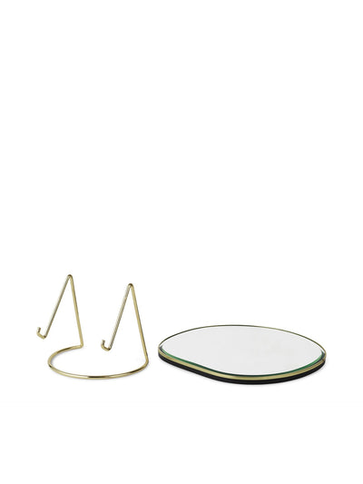 product image for Pond Brass Table Mirror by Ferm Living 97