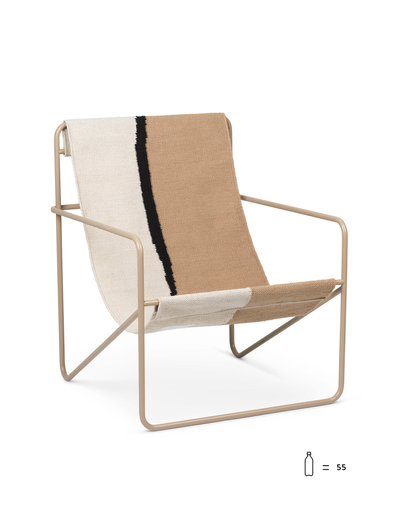 media image for Desert Lounge Chair - Soil by Ferm Living 28