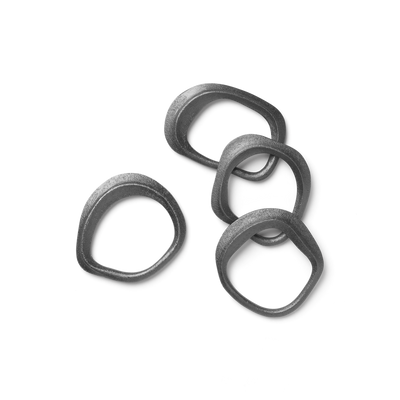product image for flow napkin rings set of 4 by ferm living 2 69