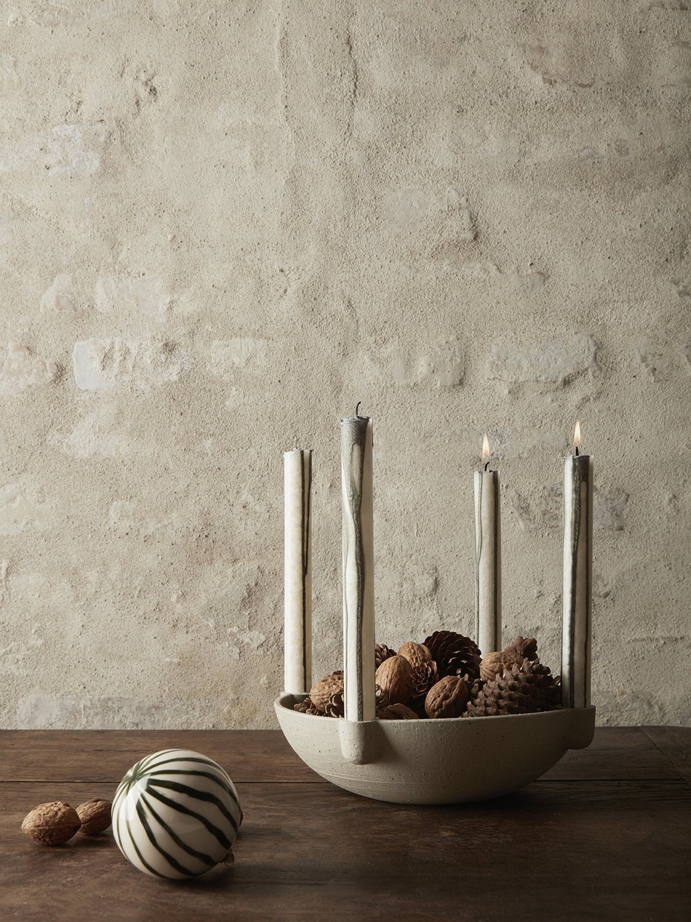 split slideshow image of Bowl Candle Holder by Ferm Living by Ferm Living 20