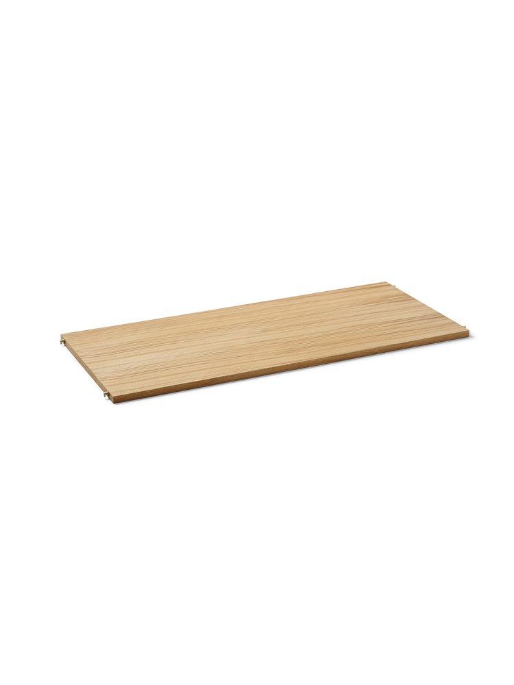 media image for punctual shelving system modules in Wood Shelf- Natural Oak1 275