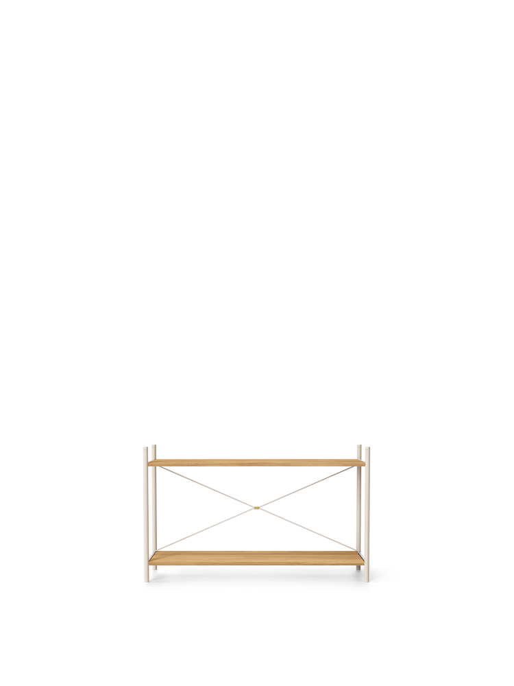 media image for punctual shelving system modules in Wood Shelf- Natural Oak2 265
