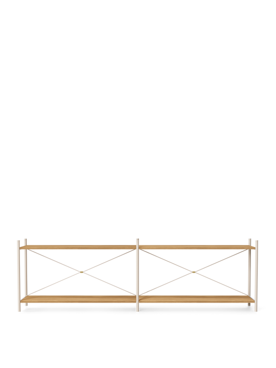 media image for punctual shelving system modules in Wood Shelf- Natural Oak3 242