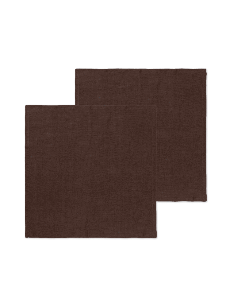 media image for linen napkin set of 2 by ferm living 7 279