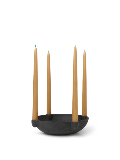 product image for bowl candle holder ceramic by ferm living 4 80