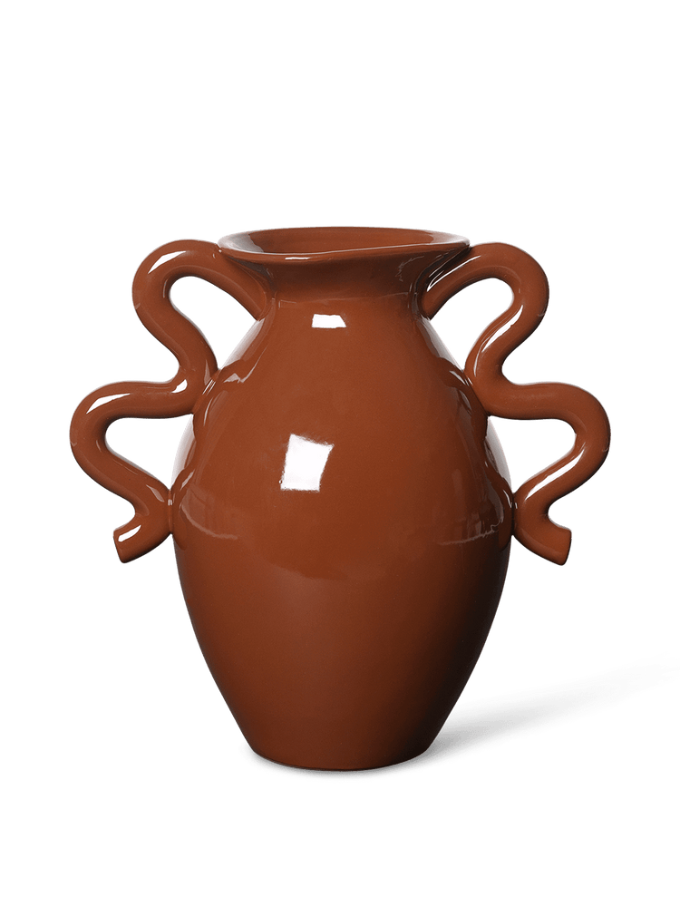 media image for Verso Table Vase - Terracotta 288