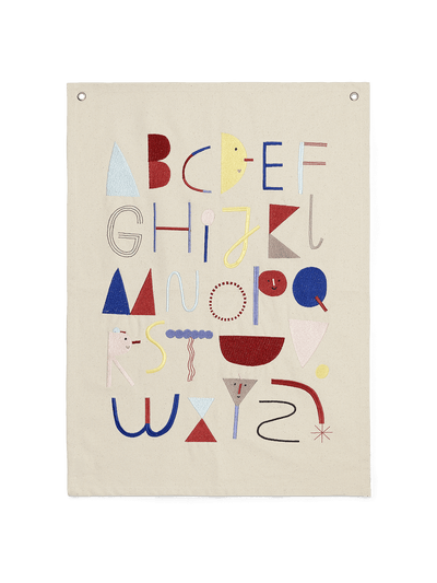 product image of Alphabet Fabric Poster By Ferm Living Fl 1104266382 1 599
