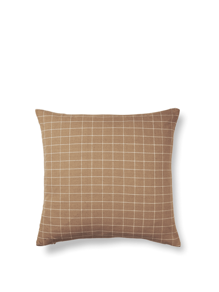 media image for Brown Cotton Cushion By Ferm Living - Brown Cotton Cushion By Ferm Living -FL1104267478 246